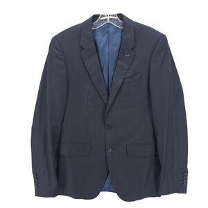 Thomas Pink LORO PIANA Four Seasons Super 130s Wool Blazer Navy Blue Size 36R